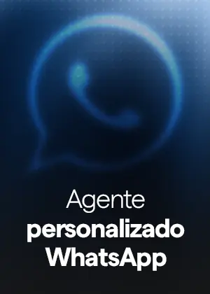 Agente personalizado no WhatsApp, versão azul